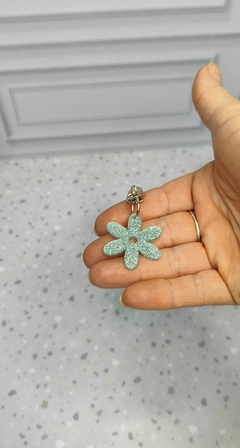 Cursor/Puxador de zíper niquelado N/5 FLOR MOD.2 - comprar online