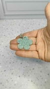 Cursor/Puxador de zíper niquelado N/5 FLOR