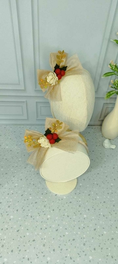 Tiara/headband de Natal BEGE - comprar online