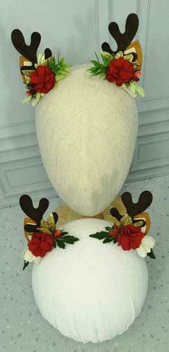 Bico de pato reninha de Natal na internet