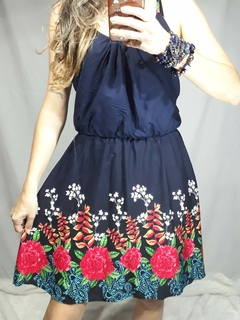 Vestido Viscose Estampado na internet