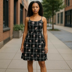 Vestido Viscose Estampado - LJ Store