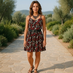 Vestido Viscose Estampado - loja online