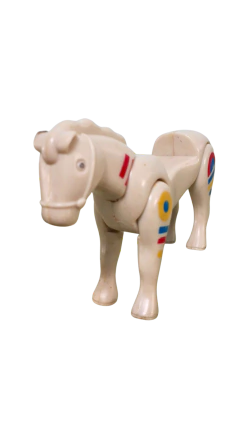 Boneco Cavalo Playmobil Antigo - 10 Cm (Usado) - Biggerbox Brinquedos Usados e Vintage