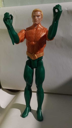 Boneco Aquaman Unlimited 30 Cm Liga Da Justiça Mattel Usado - loja online