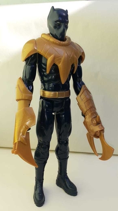 Imagem do Boneco Pantera Negra Azulado Hasbro 30 Cm 2015 Usado