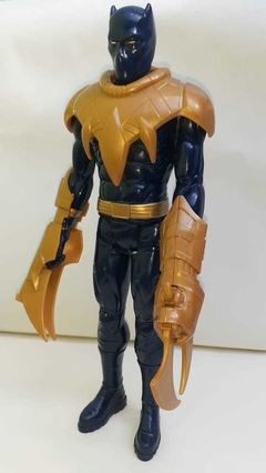 Boneco Pantera Negra Azulado Hasbro 30 Cm 2015 Usado - loja online