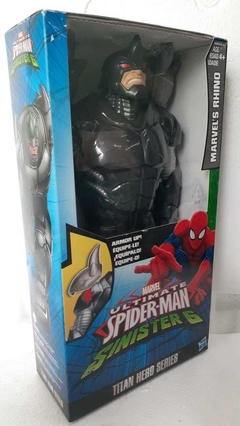 Imagem do Boneco Marvel Rhino Ultimate Spiderman Hasbro 30 Cm Lacrado