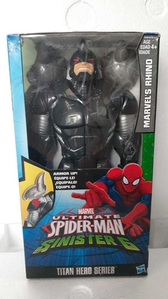 Boneco Marvel Rhino Ultimate Spiderman Hasbro 30 Cm Lacrado