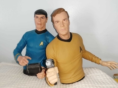 Mr. Spock E Capitão Kirk Bust Bank Cofre - Star Trek - Diamond Toys - loja online