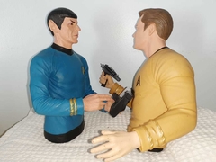 Imagem do Mr. Spock E Capitão Kirk Bust Bank Cofre - Star Trek - Diamond Toys