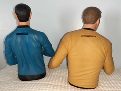 Mr. Spock E Capitão Kirk Bust Bank Cofre - Star Trek - Diamond Toys na internet