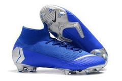 CHUTEIRA NIKE MERCURIAL SUPERFLY 6 FG ELITE ALWAYS FORWARD AZUL