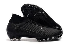 CHUTEIRA NIKE MERCURIAL SUPERFLY 7 FG ELITE PRETA