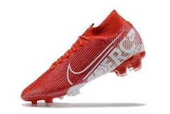CHUTEIRA NIKE MERCURIAL SUPERFLY 7 FG ELITE VERMELHA E BRANCA na internet