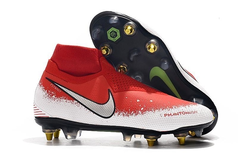 CHUTEIRA NIKE PHANTOM VISION ELITE DYNAMIC FIT SG EUPHORIA MODE VERMELHA