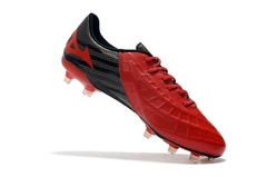 CHUTEIRA MIZUNO REBULA V3 FG VERMELHO E PRETO na internet