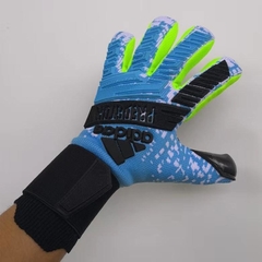 LUVA DE GOLEIRO ADIDAS PREDATOR PRO AZUL E PRETO E VERDE - comprar online