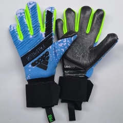 LUVA DE GOLEIRO ADIDAS PREDATOR PRO AZUL E PRETO E VERDE