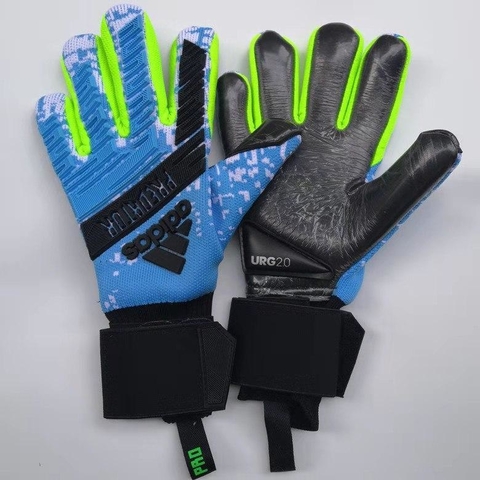 LUVA DE GOLEIRO ADIDAS PREDATOR PRO AZUL E PRETO E VERDE