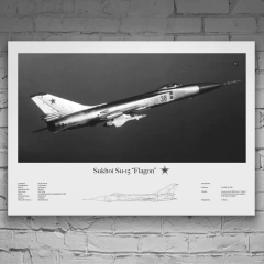Lámina infográfica Sukhoi S15 Flagon