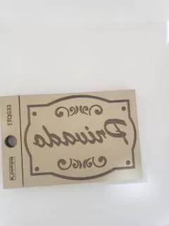 Sello Bajo relieve Etiqueta grande 33