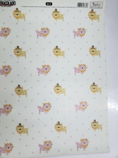 Laminas para Decoupage contracolado Linea Bebe