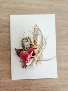 Cartão Artesanal Flores Desidratadas - comprar online