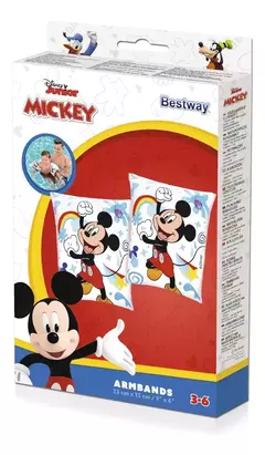 Flotadores Bestway Infantiles Bracitos Inflables Mickey Mousse Disney Para Pileta O Playa Recomendado De 3 A 6 Años 23cm X 15cm - comprar online