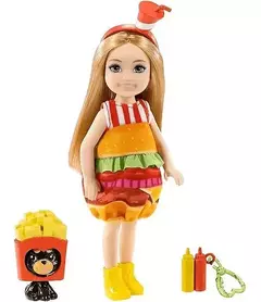 Hamburguesa Para Fiesta De Disfraces De Barbie Club Chelsea Con Muñeca De Mascota - comprar online