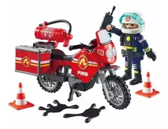 Playmobil City Action 71466 - Moto De Bomberos - Pichoncitos