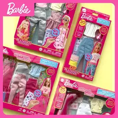 Barbie Ropa Muñeca Crea Diseña Tu Propio Look Casual +20pcs en internet