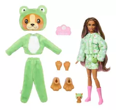 Barbie Cutie Reveal Muñeca Perrito Disfrazado De Rana