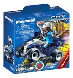 Figura Armable Playmobil City Action Policía Speed Quad 3+ Cantidad De Piezas 21 - comprar online