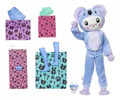 Barbie Cutie Reveal Muñeca Conejo Disfraz Koala 10 Sorpresas - Pichoncitos
