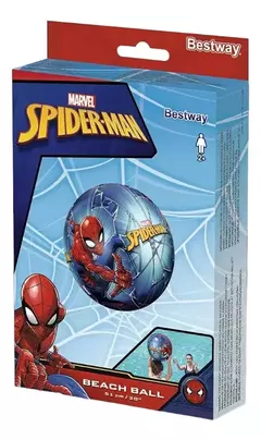 Pelota Inflable Con Personajes Bestway Color Spider Man - comprar online