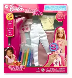 Ropa Muñeca Barbie Set Splash irbrush Studio Diseñadora Moda 25pcs - comprar online