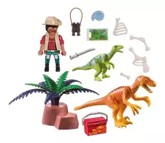 Playmobil Dinos Maletín De Dinosaurios Y Explorador 70108 en internet