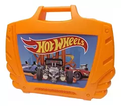 Imagen de Hot Wheels Valija Guardacoches 15 Autos Intek