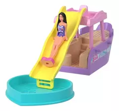 Barbie Mini Barbieland Vehículo Muñecas Yate De Los Sueños