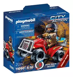 Figura Armable Playmobil City Action Bomberos Speed Quad - comprar online