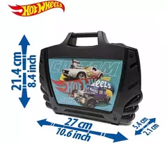 Hot Wheels Valija Guardacoches 15 Autos Intek - Pichoncitos