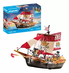 Playmobil Piratas Barco Pirata 71418 - comprar online