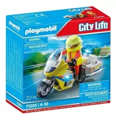 Playmobil City Life Moto De Emergencias 20 Pc - comprar online