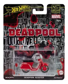 Carro/Camioneta en miniatura Hot Wheels Deadpool Scooter 2025 1:64 color rojo - comprar online