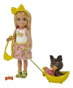 Minimuñeca Barbie Chelsea Blonde Pet Pet con mascota en internet