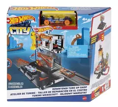 Pista de autos Hot Wheels City Downtown Repair Station color gris - comprar online