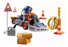 Playmobil Sports & Action 71187 Set Auto Karting De Carreras - Pichoncitos