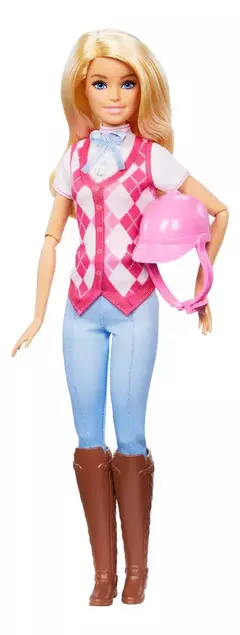 Barbie Muñeca Malibú Equitación