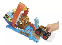 Pista De Autos Hot Wheels Monster Trucks Treasure Chomp Color Treasure Chomp Challenge en internet